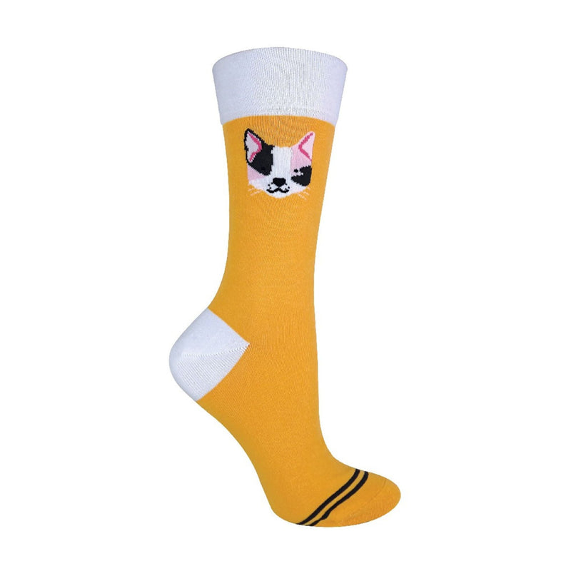 1 Pack Ladies Novelty Cat & Dog Patterned Socks