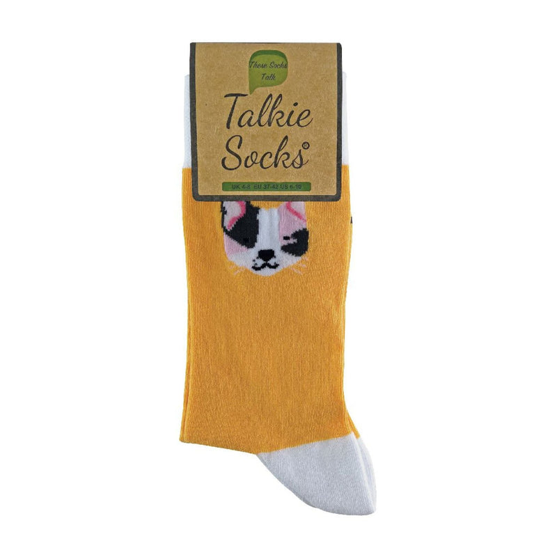 1 Pack Ladies Novelty Cat & Dog Patterned Socks