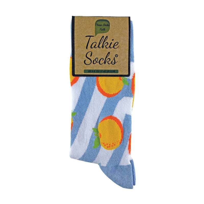 1 Pack Ladies Cotton Novelty Design Fruit Socks