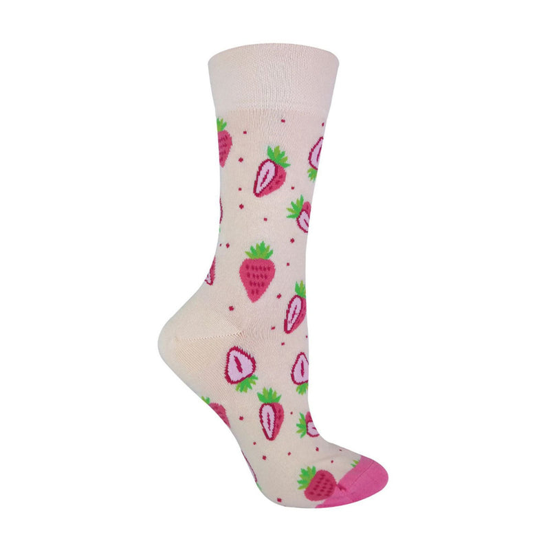 1 Pack Ladies Cotton Novelty Design Fruit Socks