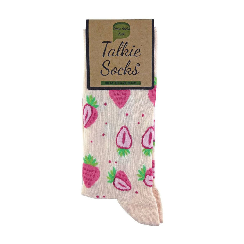1 Pack Ladies Cotton Novelty Design Fruit Socks