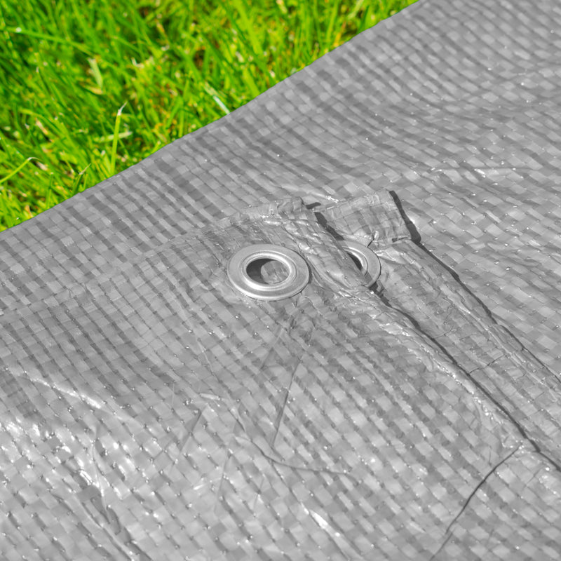 S-Grade Grey Tarpaulin 2m x 2m