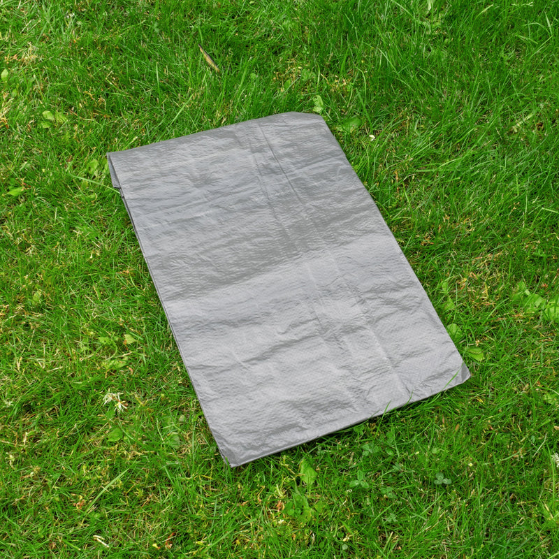 Gray S-Grade Tarpaulin 2m x 4m