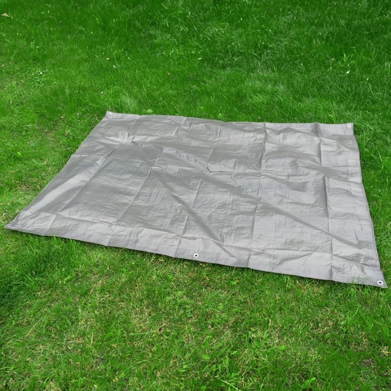 Gray S-Grade Tarpaulin 3m x 3m