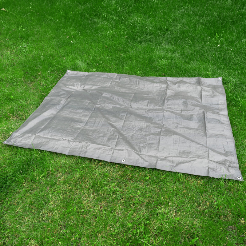 S-Grade Grey Tarpaulin 2m x 2m
