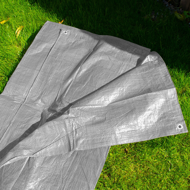 S-Grade Grey Tarpaulin 2m x 2m