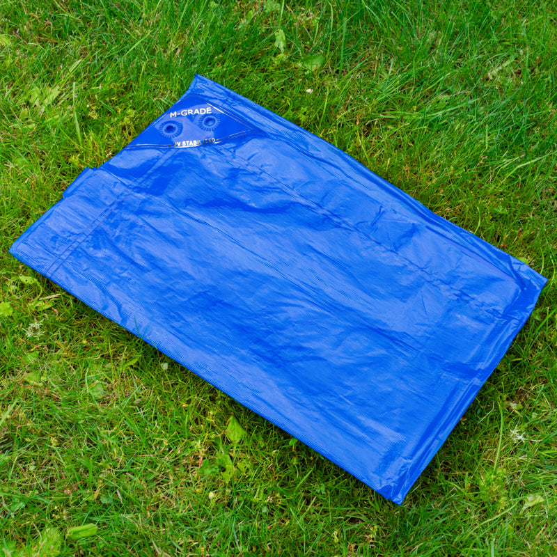M-Grade LLDPE Blue Tarpaulin 3m x 4m