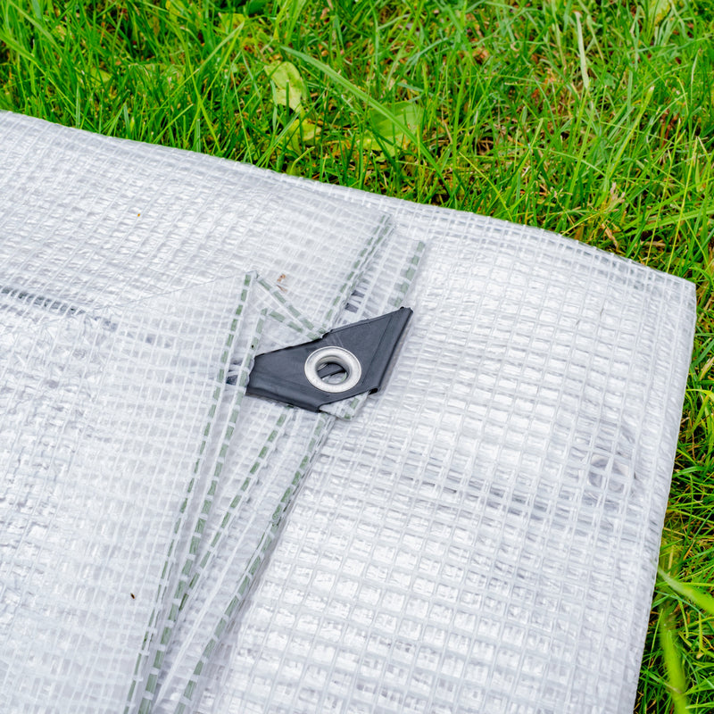 M-Grade Clear Tarpaulin 10m x 10m