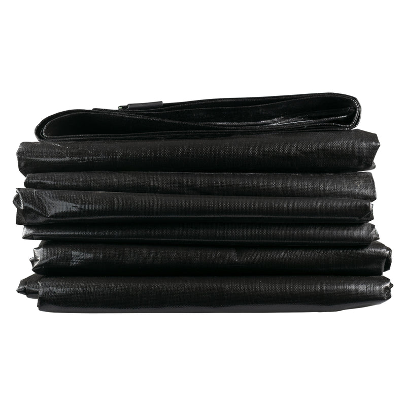 L-Grade Black Silver Tarpaulin 2m x 4m