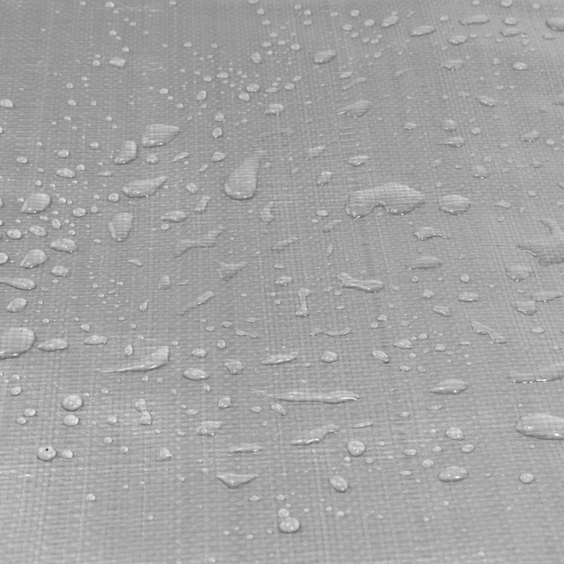 XL-Grade Silver Black Tarpaulin 5m x 5m