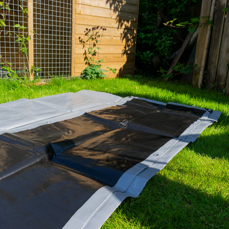 Silver XL-Grade Tarpaulin 6m x 10m