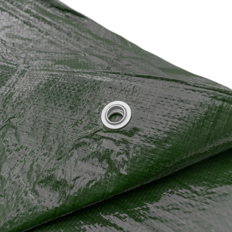 Green M-Grade Tarpaulin 2m x 4m