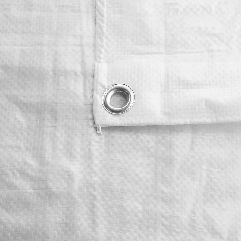 M-Grade White Tarpaulin 3m x 5m