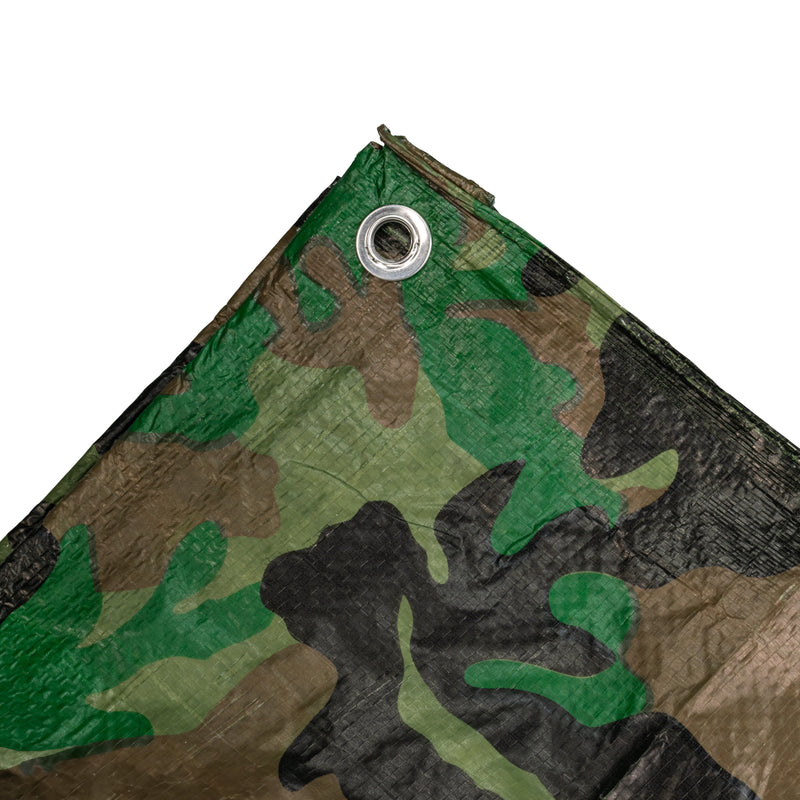 Camouflage M-Grade Tarpaulin 5m x 5m