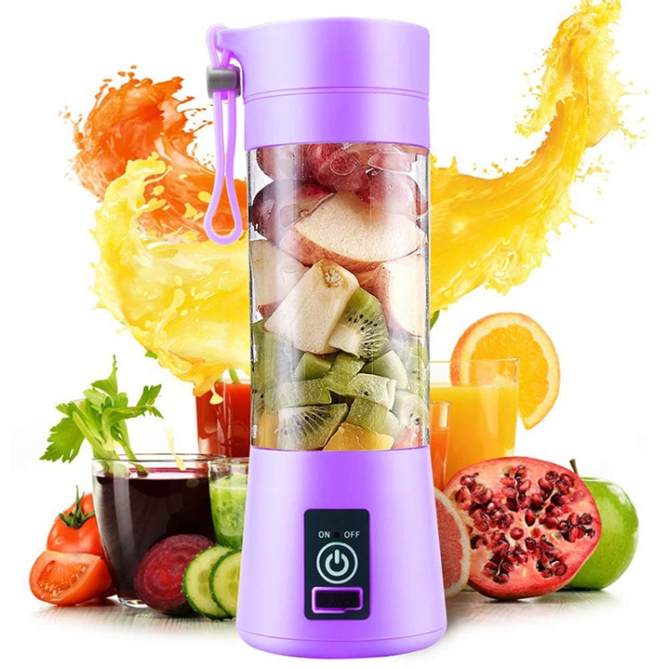 380ml 6 Blender Juicer Cup USB Rechargeable Electric Automatic Vegetable Fruit Citrus Orange Juice Maker Cup Mixer Bottle, TBD002369201A, TBD002369201B, TBD002369201C, TBD002369201D, TBD002369201E, TBD002369201F, TBD002369201G, TBD002369201H...