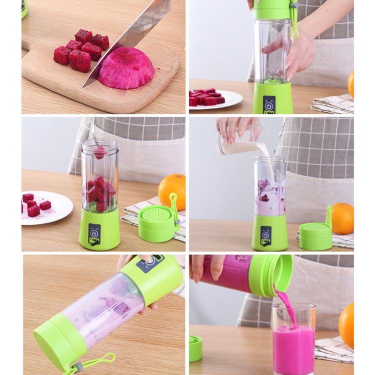 380ml 6 Blender Juicer Cup USB Rechargeable Electric Automatic Vegetable Fruit Citrus Orange Juice Maker Cup Mixer Bottle, TBD002369201A, TBD002369201B, TBD002369201C, TBD002369201D, TBD002369201E, TBD002369201F, TBD002369201G, TBD002369201H...