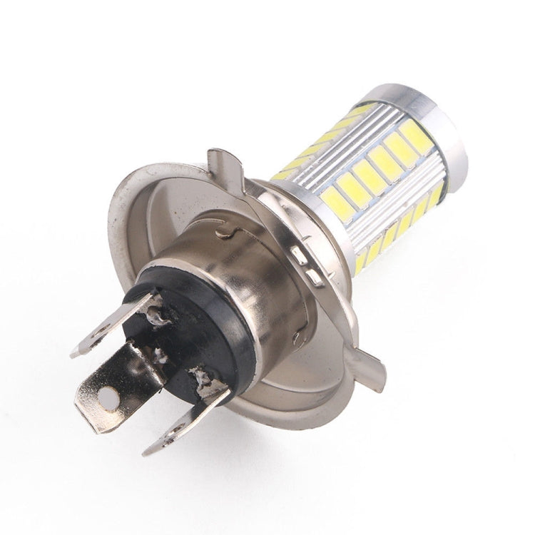 H4 High Bright Dual Beam Hi/Lo 5630 33-LED SMD Car LED Fog Light Auto Styling Driving Lamp Pure White Bulbs, H4