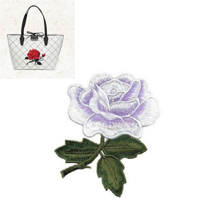 Rose Series Embroidery Stickers DIY Dress Cheongsam Patch Stickers