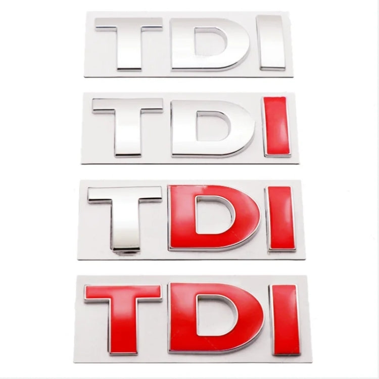 TDI 3D Badge Emblem Decal Car Sticker, DIY TDI 3D Badge Emblem