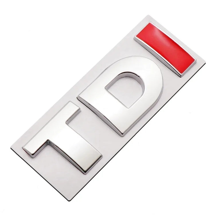 TDI 3D Badge Emblem Decal Car Sticker, DIY TDI 3D Badge Emblem