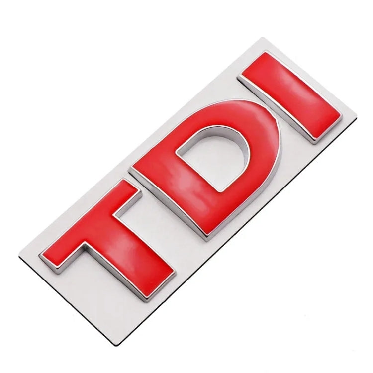 TDI 3D Badge Emblem Decal Car Sticker, DIY TDI 3D Badge Emblem