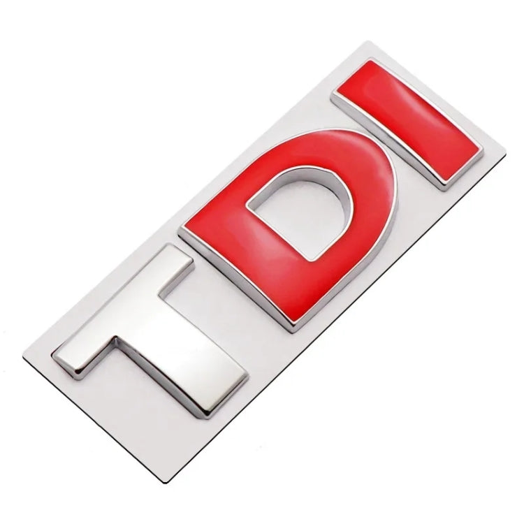 TDI 3D Badge Emblem Decal Car Sticker, DIY TDI 3D Badge Emblem