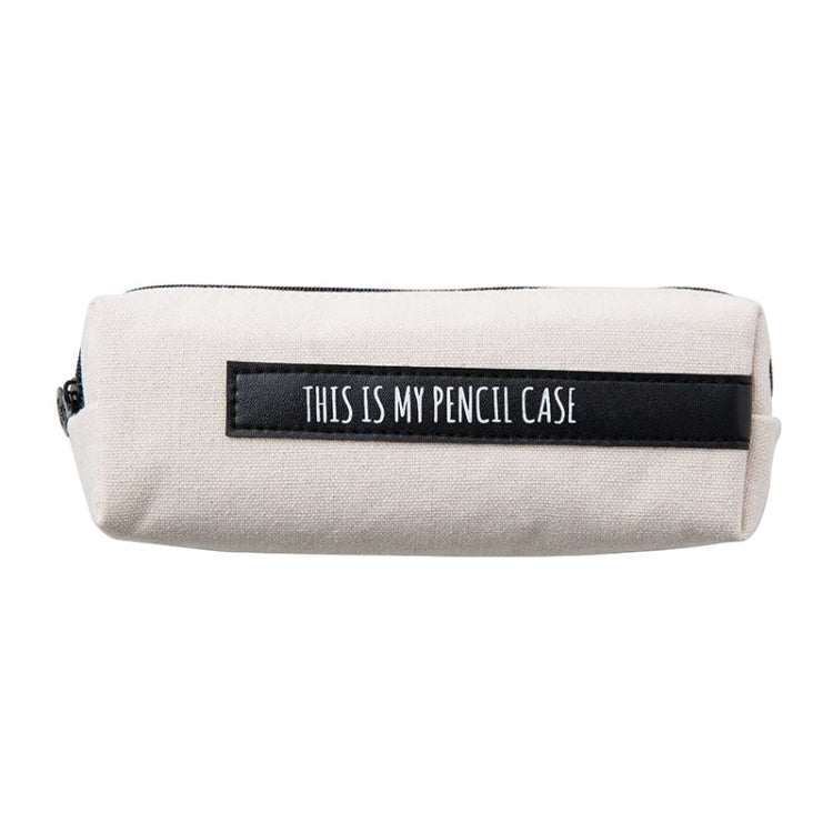Creative School Pencil Case Simple Solid Color Large Pen Bag, Pen Bag