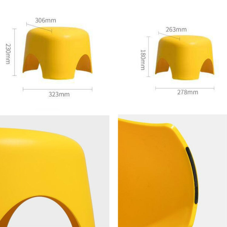 Children Stool Home Living Room Triangle Small Stool Anti-skid Short Plastic Stool, Small