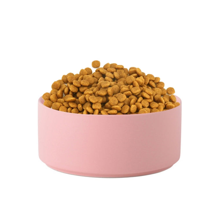 Cat Bowl Dog Pot Pet Ceramic Bowl, 13cm/400ml Single Bowl, 13cm/400ml Single Bowl With Wooden Stand, 13cm/400ml Double Bowl With Wooden Stand, 15.5cm/850ml Single Bowl, 15.5cm/850ml Single Bowl With Wooden Stand