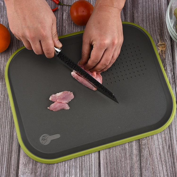 Multifunctional Anti-skid Double-sided Cutting Board Fruit Plastic Cutting Board, Square