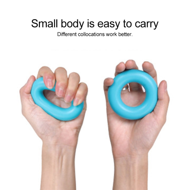 Silicone Grip Strength Finger Exercise Rehabilitation Silicone Ring, Silicone Grip (Green (30lb)), Silicone Grip (Blue (40lb)), Silicone Grip (Orange (50lb))