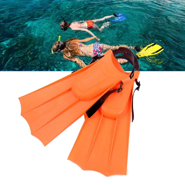 1 Pair Adult Adjustable Fins Swimming Fins Snorkeling Sole, Diving Fins (Orange), Diving Fins (Green), Diving Fins (Blue), Diving Fins (Yellow)