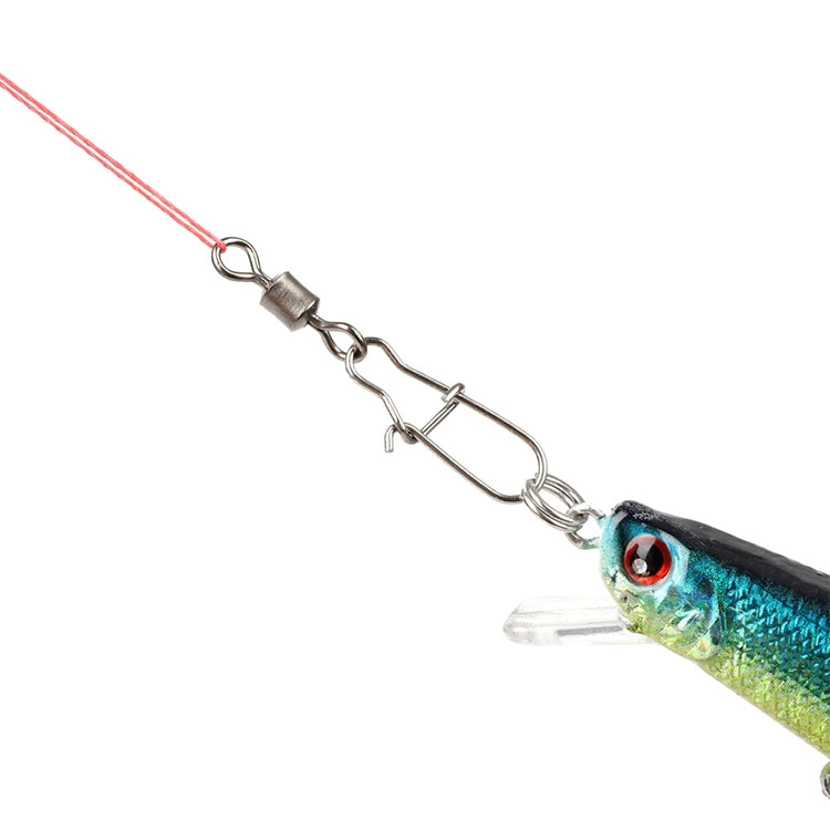 10pcs /Pack Stainless Steel Fishing Connector Bearing Rolling Swivel Connector Fishing Gear Accessories, 12(17mm), 10(20mm), 8(22mm), 7(25mm), 6(26mm), 5(29mm), 4(30mm), 3(34mm), 2(36mm), 1(40mm)