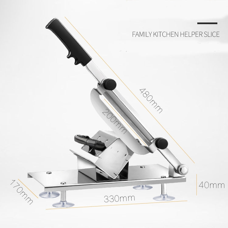 Alloy Stainless Steel Household Manual Thickness Adjustable Meat Vegetables Slicer Meat Slicing Machine, Meat Slicing Machine