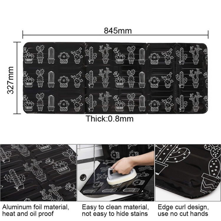 Gas Stove Aluminum Foil Oil Plate Kitchen Splash Guard High Temperature Oil Insulation Board