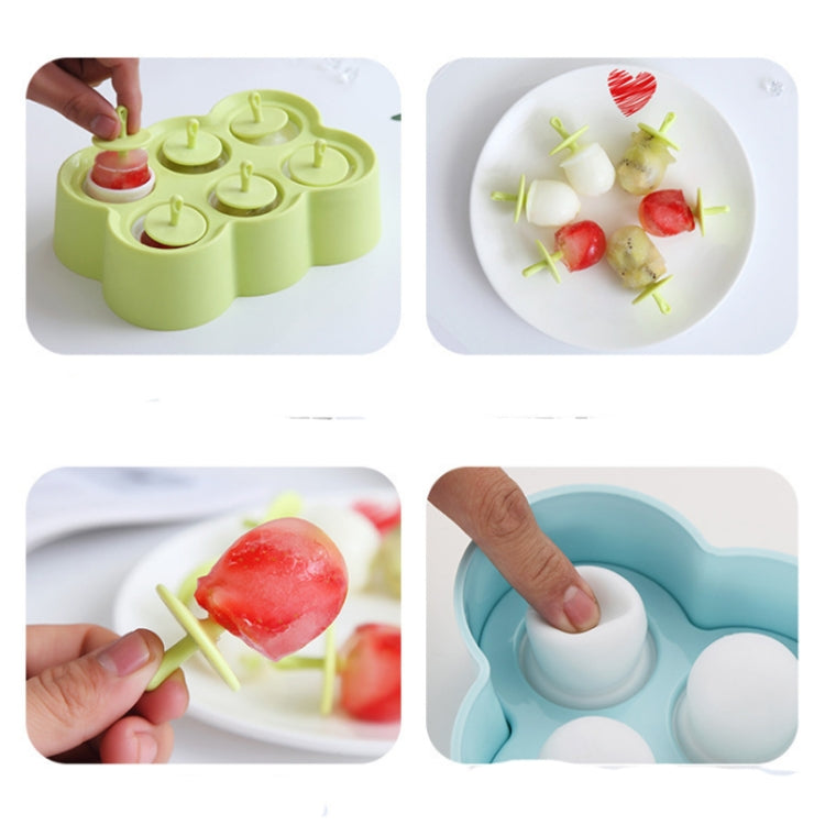 Mini DIY Creative Popsicle Mould Environmentally Friendly Silicone Ice Cube Ice Cream Mould, Rectangular