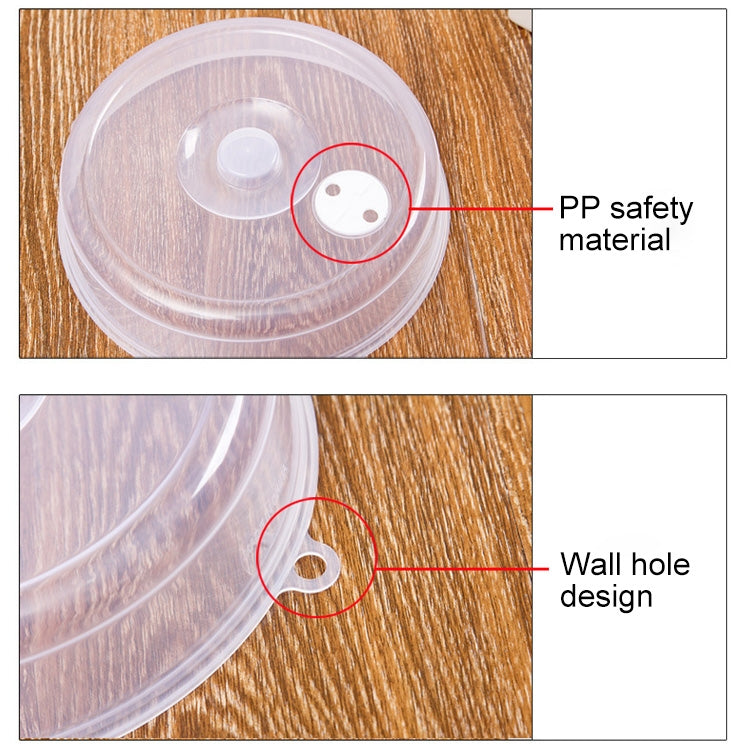 Kitchen Transparent Refrigerator Fresh-keeping Sealed Lid Microwave Oven Heating Lid Stackable Fresh Bowl Lid, Small, Large