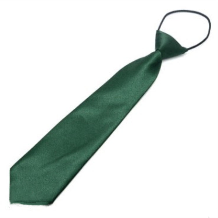 Solid Color Casual Rubber Band Lazy Tie for Children, White, Black, Orange, Wine red, Pink, Blue, Rose Red, Fluorescent Green, Dark Grey, Navy Blue, Dark Purple, Red, Champagne, Silver, Purple, Yellow, Light Navy, ArmyGreen, Lake Blue, Light Champagne ...