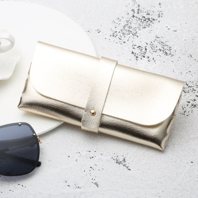 Fashion Portable Glasses Case Magnetic PU Leather Foldable Glasses Box for Eyeglass Oversize Sunglasses, Magnetic PU White, Magnetic PU Black, Magnetic PU Red, Magnetic PU Gray, Magnetic PU Gold