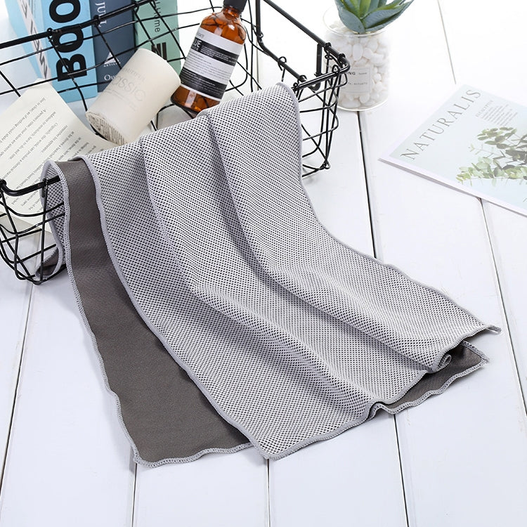 Absorbent Polyester Quick-drying Breathable Cold-skinned Fitness Sports Portable Towel, 30x100 Aluminum Foil Bag, 30x100 Zippered Bag