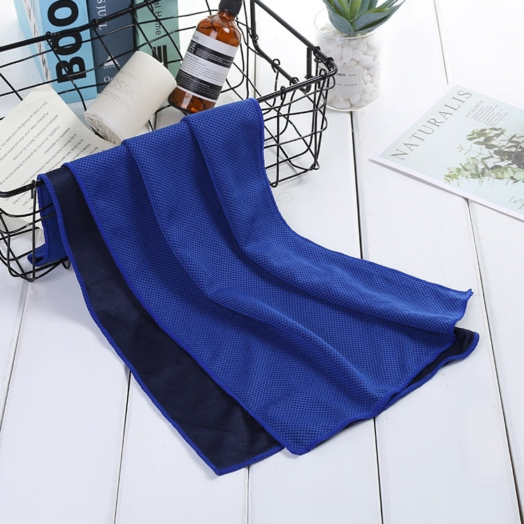 Absorbent Polyester Quick-drying Breathable Cold-skinned Fitness Sports Portable Towel, 30x100 Aluminum Foil Bag, 30x100 Zippered Bag
