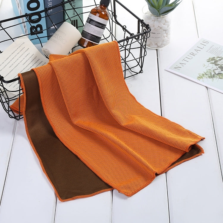 Absorbent Polyester Quick-drying Breathable Cold-skinned Fitness Sports Portable Towel, 30x100 Aluminum Foil Bag, 30x100 Zippered Bag