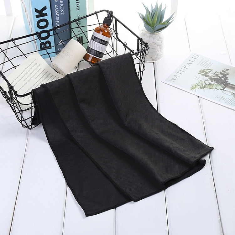 Absorbent Polyester Quick-drying Breathable Cold-skinned Fitness Sports Portable Towel, 30x100 Zippered Bag, 40x80 Round Cask