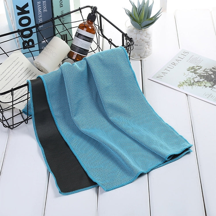 Absorbent Polyester Quick-drying Breathable Cold-skinned Fitness Sports Portable Towel, 30x100 Zippered Bag, 40x80 Round Cask
