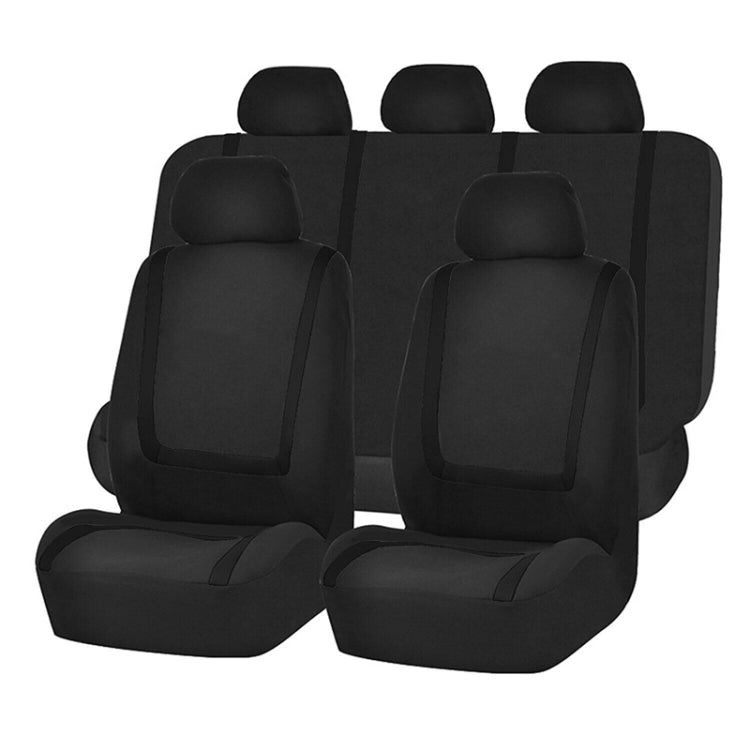 Universal Car Seat Cover Polyester Fabric Automobile Seat Covers Car Seat Cover Vehicle Seat Protector Interior Accessories, 4pcs Set Black, 4pcs Set Red, 4pcs Set Beige, 4pcs Set Gray, 4pcs Set Blue, 4pcs Set Pink, 9pcs Set Black, 9pcs Set Red...