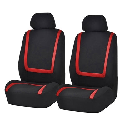 Universal Car Seat Cover Polyester Fabric Automobile Seat Covers Car Seat Cover Vehicle Seat Protector Interior Accessories, 4pcs Set Black, 4pcs Set Red, 4pcs Set Beige, 4pcs Set Gray, 4pcs Set Blue, 4pcs Set Pink, 9pcs Set Black, 9pcs Set Red...