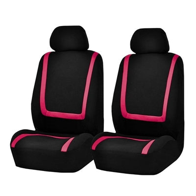 Universal Car Seat Cover Polyester Fabric Automobile Seat Covers Car Seat Cover Vehicle Seat Protector Interior Accessories, 4pcs Set Black, 4pcs Set Red, 4pcs Set Beige, 4pcs Set Gray, 4pcs Set Blue, 4pcs Set Pink, 9pcs Set Black, 9pcs Set Red...