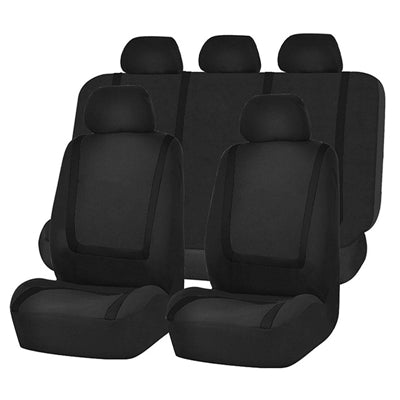 Universal Car Seat Cover Polyester Fabric Automobile Seat Covers Car Seat Cover Vehicle Seat Protector Interior Accessories, 4pcs Set Black, 4pcs Set Red, 4pcs Set Beige, 4pcs Set Gray, 4pcs Set Blue, 4pcs Set Pink, 9pcs Set Black, 9pcs Set Red...