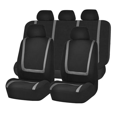 Universal Car Seat Cover Polyester Fabric Automobile Seat Covers Car Seat Cover Vehicle Seat Protector Interior Accessories, 4pcs Set Black, 4pcs Set Red, 4pcs Set Beige, 4pcs Set Gray, 4pcs Set Blue, 4pcs Set Pink, 9pcs Set Black, 9pcs Set Red...