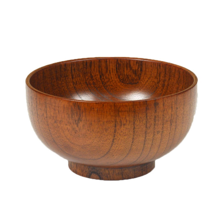 Adult Children Jujube Solid Wood Bowl Soup Noodle Bowl Household Tableware, Diameter 9.5 cm, Diameter 10.5 cm, Diameter 11.5 cm, Diameter 13 cm